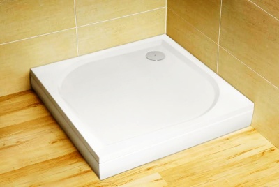 Душевой поддон из искусственного камня Radaway Paros C 80x80x13 белый