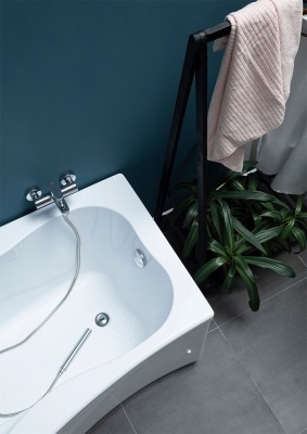 Акриловая ванна Aquanet Borneo 170x90 L 00203909+243000+204668 с гидромассажем