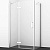 Душевой уголок WasserKRAFT Aller 100x120 L 10H10LWHITE профиль Белый Хром стекло прозрачное