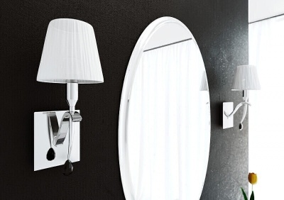 Зеркало Aqwella Элеганс 100 Хром Зеркало Aqwella Элеганс 100 Хром