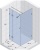 Душевой уголок Riho Scandic M203 140x80 GX0902501 L профиль Хром стекло прозрачное
