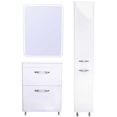 Тумба с раковиной Style Line Каре 80 СС-00002267 Люкс Plus Белый