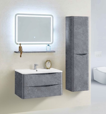 Тумба под раковину Vincea Roberta VMC-1R800MS подвесная Stone