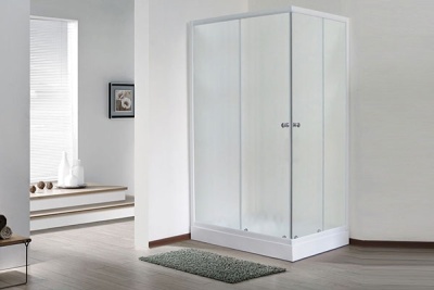 Душевой уголок Royal Bath HP 120х80 RB8120HP-C-L с поддоном профиль Белый стекло матовое