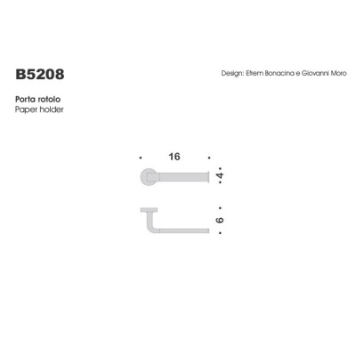 Держатель туалетной бумаги Colombo Design Nordic B5208 Хром