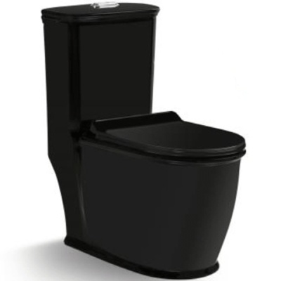Унитаз компакт SantiLine SL-5019MB с сиденьем Микролифт