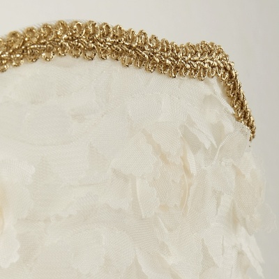 Абажур для светильника Migliore Complementi Rosa 690.25 Белый Золото