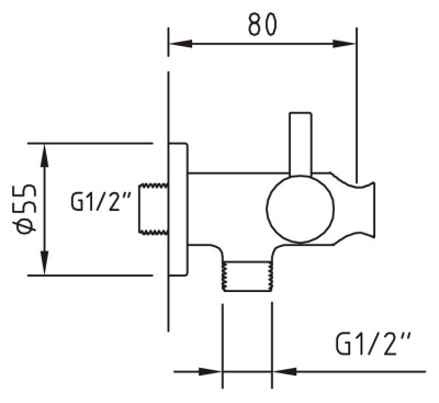 Гигиенический душ Clever Sahara 98442 Хром