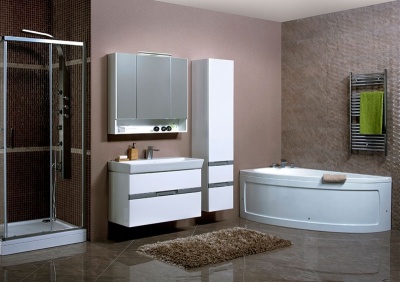 Тумба под раковину Aquanet Виго 120 183404 подвесная Белая