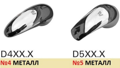 Смеситель для раковины Rav Slezak Dunaj D401.5/23 Хром с ручкой 4