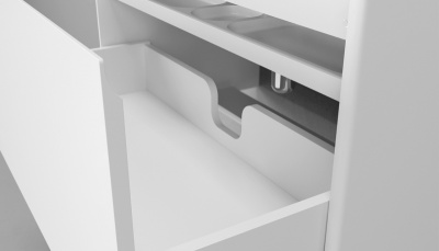 Тумба под раковину Velvex Klaufs 100.1Y tpKLA.100.1Y-616.216 подвесная Белая