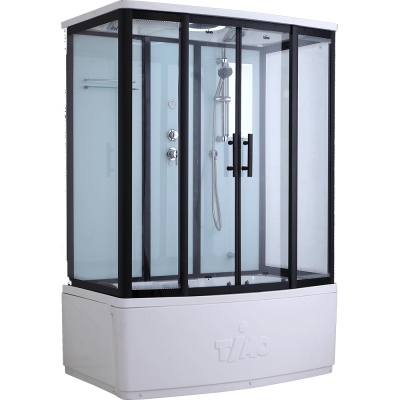 Душевая кабина Timo Standart T-6670 B 170x88 профиль Черный стекло прозрачное