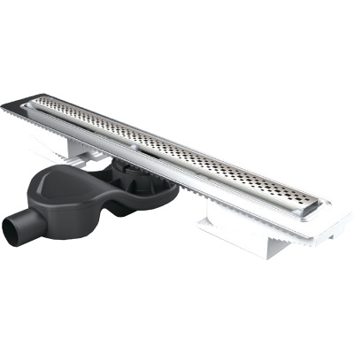 Душевой лоток Berges Wasserhaus C1 Brise 300 090128 с решеткой Матовый хром