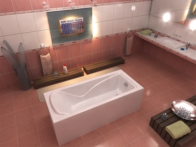 Акриловая ванна Bas Спектра Standart 150x70 без гидромассажа