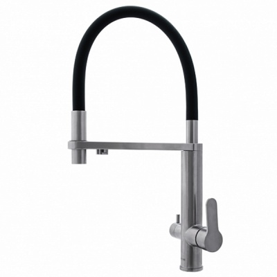 Смеситель для кухни Swedbe Selene Plus 8440 Нержавеющая сталь Черный