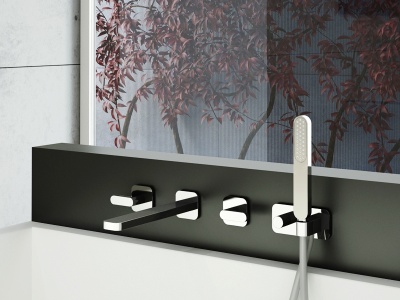 Смеситель для ванны Webert Living LV720901 Хром