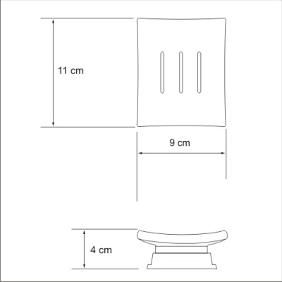 Мыльница WasserKRAFT Amper K-5429 Хром