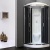Душевая кабина Royal Bath НК 100x100 RB100HK6-BT-CH стекло прозрачное задняя стенка Черная