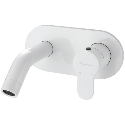 Смеситель для раковины Elghansa Roundline 14R0783-White Белый