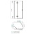 Душевой уголок WasserKRAFT Aller 120x100 L 10H10LBLACK MATT профиль Хром Черный матовый стекло прозначное
