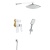 Душевая система Timo Helmi SX-4069/00-16SM chrome white Хром Белый