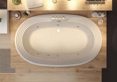 Акриловая ванна Aquanet Mishel 190x115 без гидромассажа