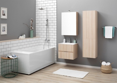 Тумба под раковину Aquanet Алвита 60 182734 подвесная Ясень коимбра