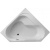 Акриловая ванна Jacob Delafon Bain Douche 145x145 L E6222RU-00 без гидромассажа