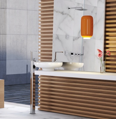 Смеситель для раковины Webert Living LV832101 Хром