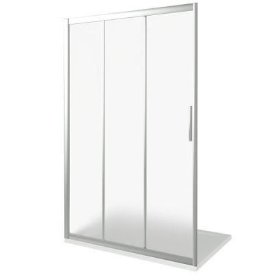 Душевая дверь в нишу Good Door Orion WTW-120 120 профиль Хром стекло прозрачное