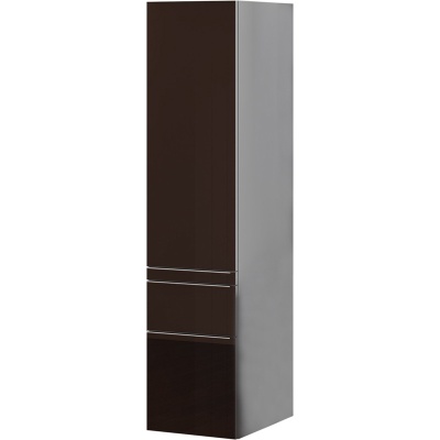 Шкаф пенал Opadiris Кристалл 30 L Z0000011073 подвесной Коричневый/Титан