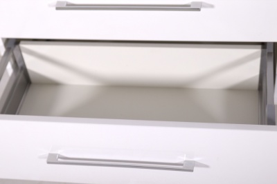 Тумба под раковину ASB-Woodline Санди 80 10881 подвесная Белая Дуб