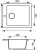 Кухонная мойка Mixline ML-GM14-311 525096 Светло-розовая