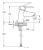 Смеситель для раковины Vitra Dynamic S A40950EXP Хром