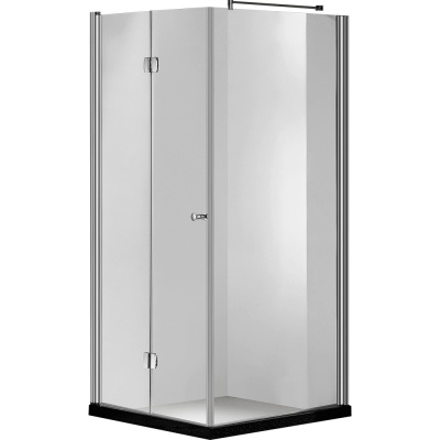 Душевой уголок Gemy Dutch Windmill S37193B-D80 80х80 профиль Хром стекло прозрачное