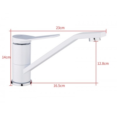 Смеситель для кухни Frap F4945 Хром Белый