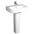 Раковина BelBagno Albano 55 BB120L Белая