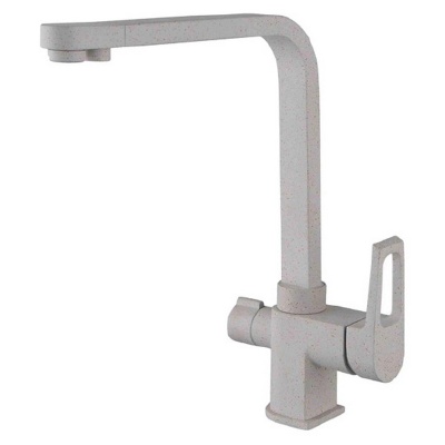 Смеситель для кухни ZorG Clean Water ZR 334 YF- КВАРЦ Кварц