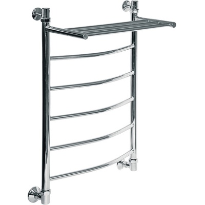 Водяной полотенцесушитель Ника Arc ЛД/ВП 80x50 с полкой Хром
