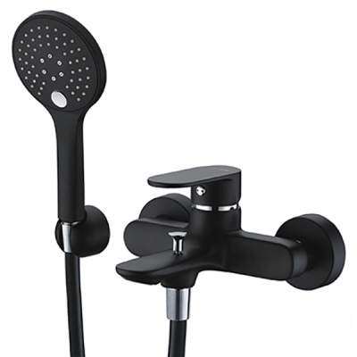 Смеситель для ванны WasserKRAFT Elbe 7401 Черный