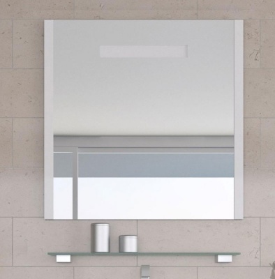 Зеркало SanVit Санвит 90 zsanv090 в цвете Ral с подсветкой Белый глянец