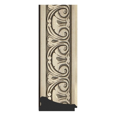 Зеркало Evoform Exclusive 180х120 Барокко серебро