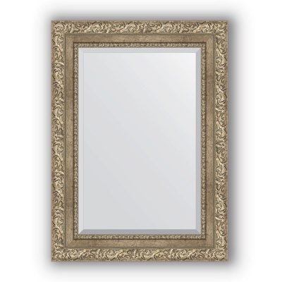 Зеркало Evoform Exclusive 75х55 Виньетка античное серебро