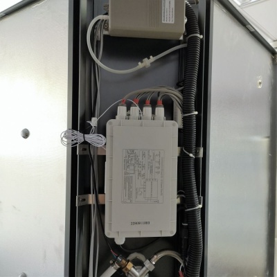 Душевая кабина SSWW BU621 R 120x80 с баней профиль Голубой сапфир матовый задняя стенка зеркальная