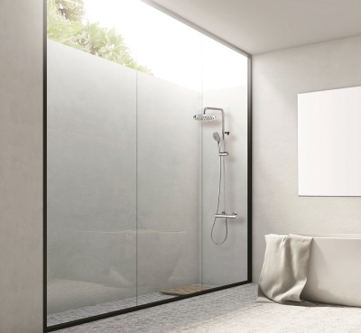 Душевая система Bossini Elios L10172.030 с термостатом Хром