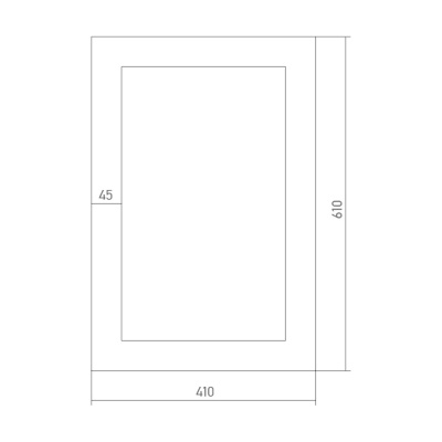 Зеркало Mixline Багет Медальон 41 525487 Золото