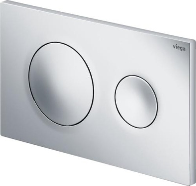 Комплект унитаза AM.PM Spirit FlashClean C701700WH+C707857WH с инсталляцией Viega Prevista Dry 792855 с сиденьем Микролифт и клавишей смыва Хром