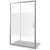 Душевая дверь в нишу Good Door Infinity WTW-120 120 профиль Хром стекло прозрачное