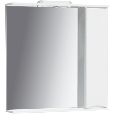 Зеркало со шкафом San Star Smile 80 160.1-2.5.1. с подсветкой Белое