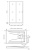 Душевая дверь в нишу Good Door Infinity WTW-120 120 профиль Хром стекло прозрачное